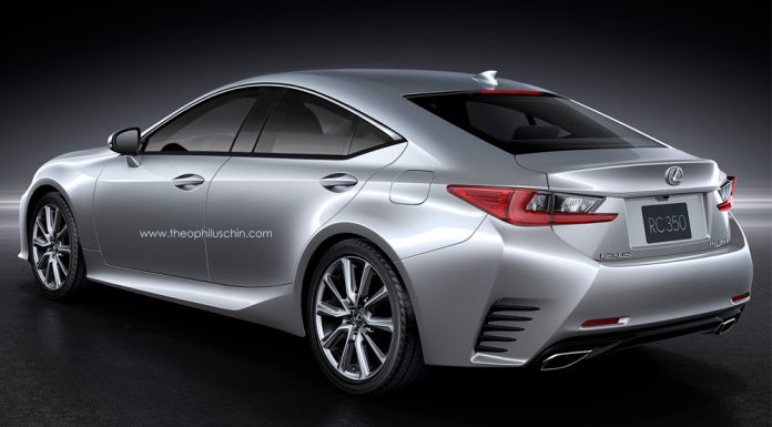 Four-Door Lexus RC GT Rendered