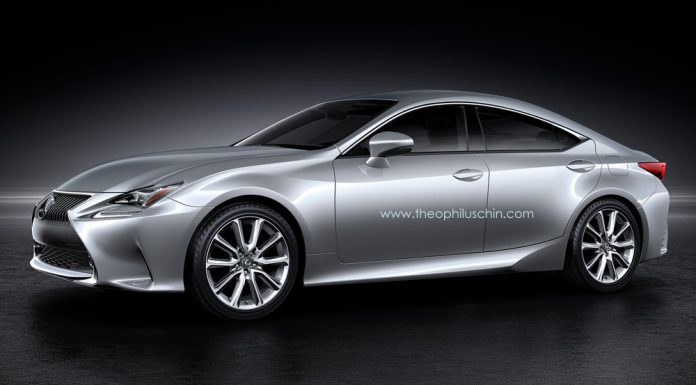 Four-Door Lexus RC GT Rendered