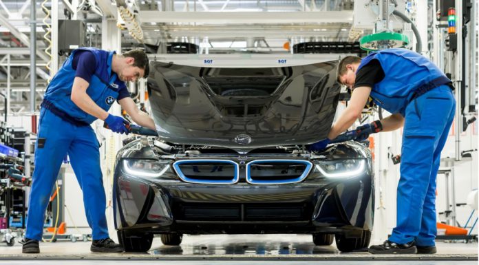 Behind Production of the BMW i8 Hybrid Sports Car