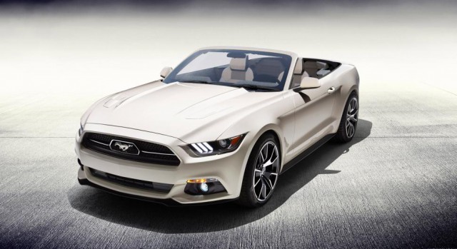 One-off Ford Mustang 50 Years Convertible Being Auctioned for Charity