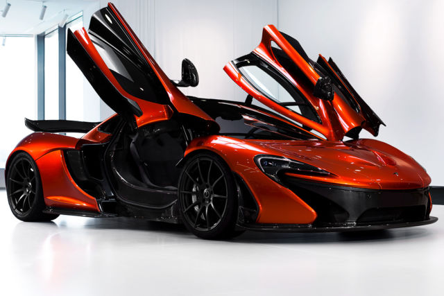 Striking Volcano Orange McLaren P1 For Sale in Germany