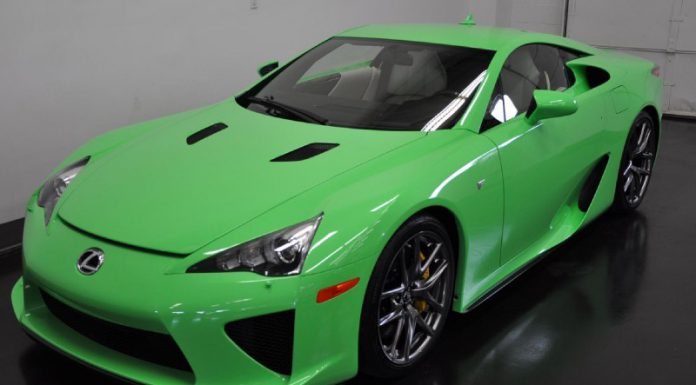 Unique Green Lexus LFA For Sale