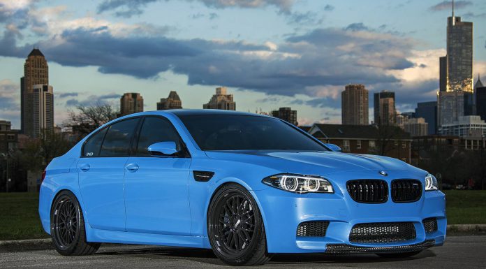 Yas Marina Blue BMW F10 M5 by IND 