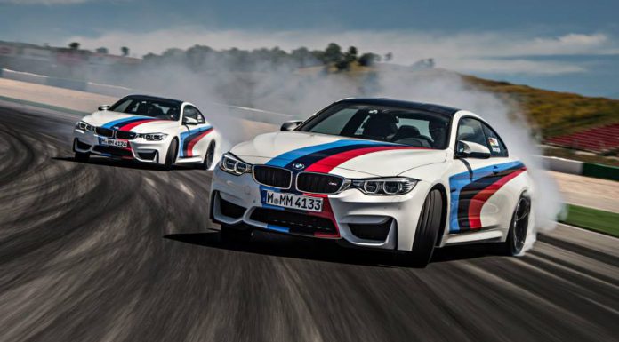 BMW M4 Coupe Drifting