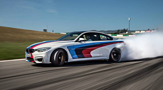 BMW M4 Coupe Drifting