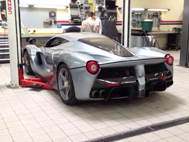 Grey LaFerrari in Switzerland 