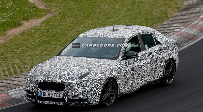 Supercharged V6 Jaguar XE Tests at the Nurburgring