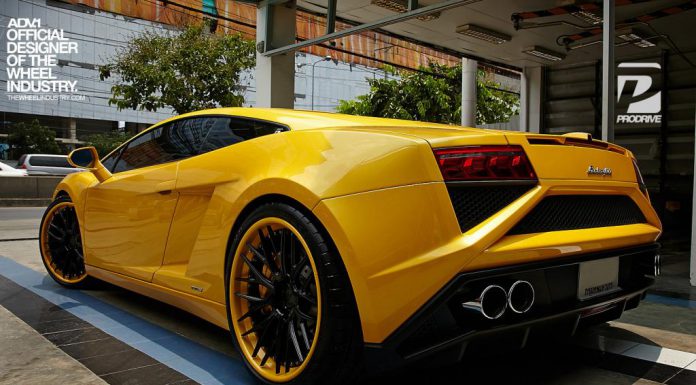 ADV.1 Wheels Creates Bumblee Inspired 2013 Lamborghini Gallardo!