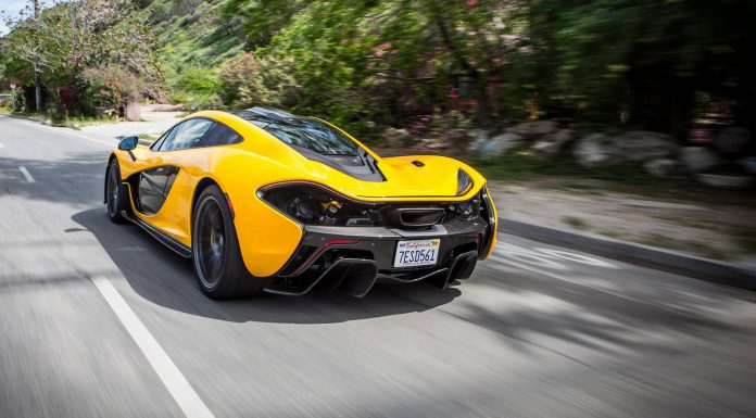 Video: Jay Leno Drives His Brand New Volcano Yellow McLaren P1!