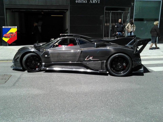 Spotted: Pagani Zonda LM