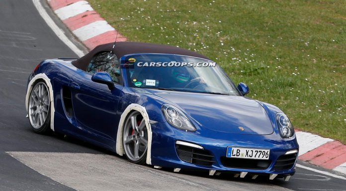 Porsche Boxster Powered by Four-Cylinder Spotted at Nurburgring