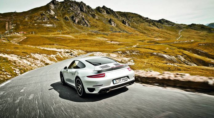 Porsche  911 Turbo S in the Pyrenees