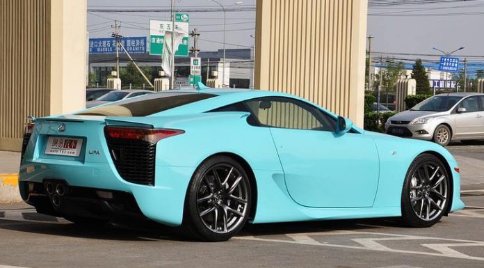 Tifanny Blue Lexus LFA