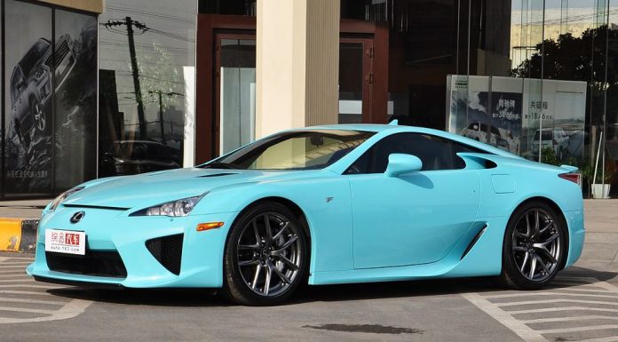 Tifanny Blue Lexus LFA