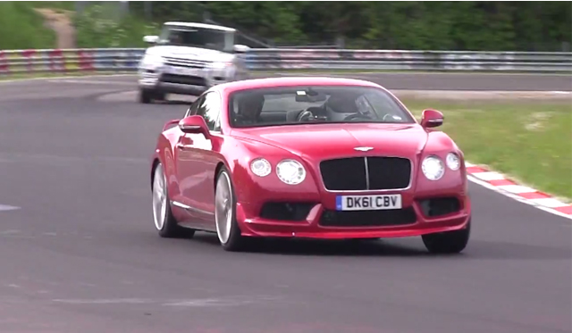 Video: New Bentley Continental GT V8 Supersports on the Nurburgring