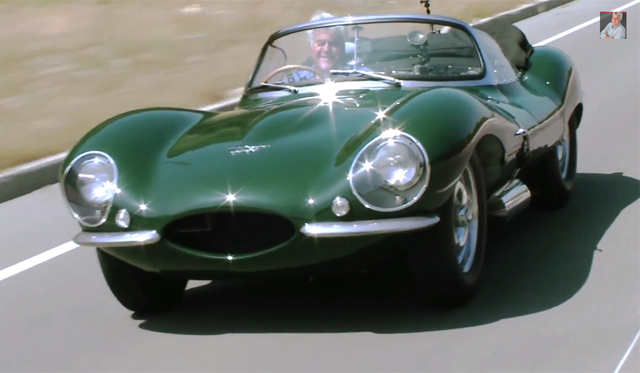 Video: Jay Leno Drives Steve McQueen's Jaguar XKSS