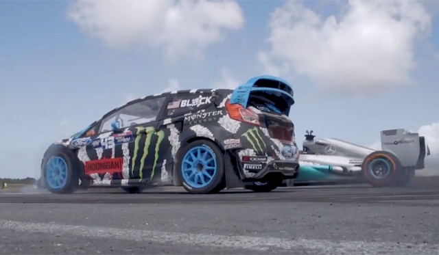 Video: Ken Block Races Lewis Hamilton at Top Gear Festival in Barbados!