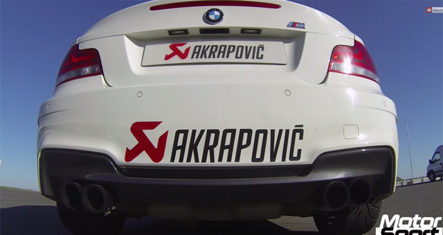 Video: Akrapovic Equipped BMW 1M Sprinting to 250 km/h