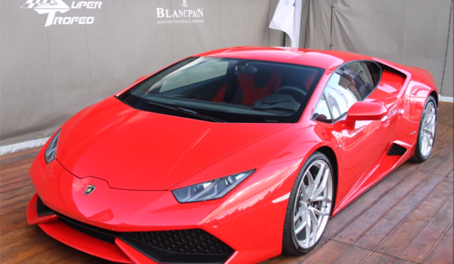 Lamborghini Huracan Makes U.K. Debut in Rosso Mars