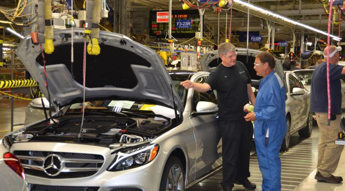 U.S. Production of 2015 Mercedes-Benz C-Cass Begins