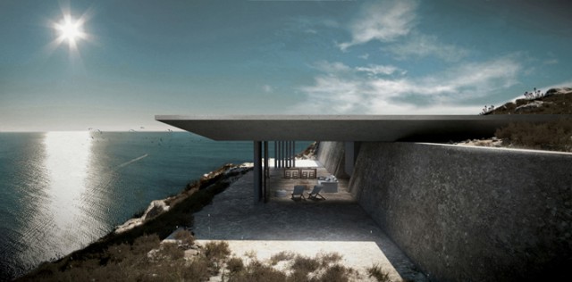 Greek Island House With Infinity Pool Roof Is Amazing!