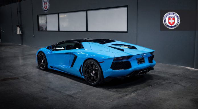 Breathtaking Blu Cepheus Lamborghini Aventador on HRE Wheels!