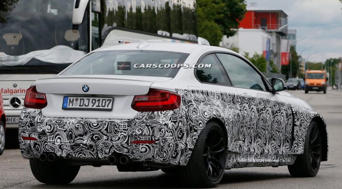 BMW M2 Coupe Protoype Spied in White With Quad Exhausts!