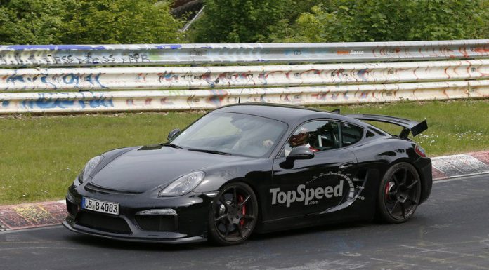 Upcoming Porsche Cayman GT4 Hits the Nurburgring