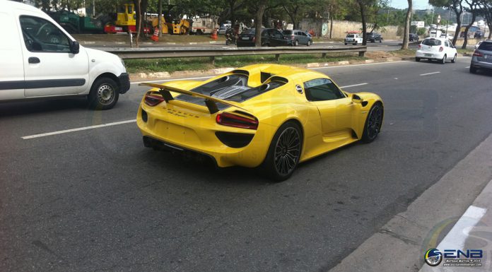 The First Porsche 918 Spyder in Brasil 