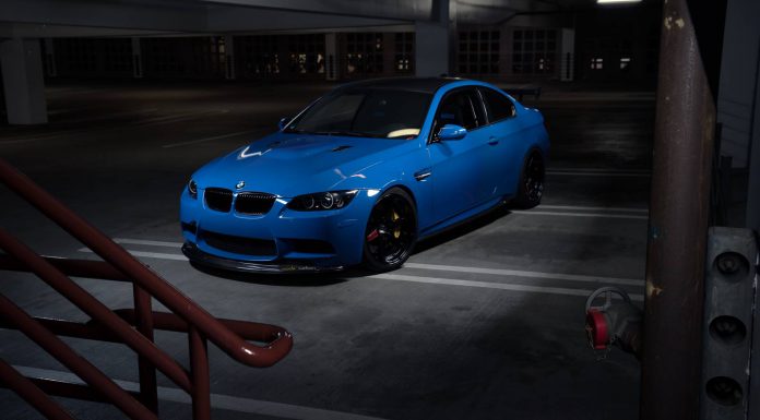 Santorini Blue and Frozen Silver Duo BMW M3 by Mode Carbon 