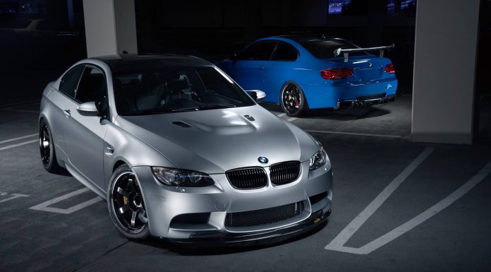 Santorini Blue and Frozen Silver Duo BMW M3 by Mode Carbon 