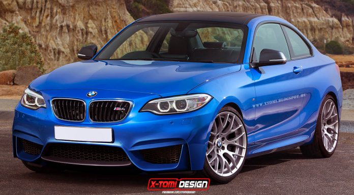 BMW M2 Rendered in Blue