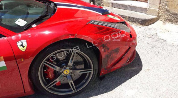 Ferrari 458 Speciale Crash