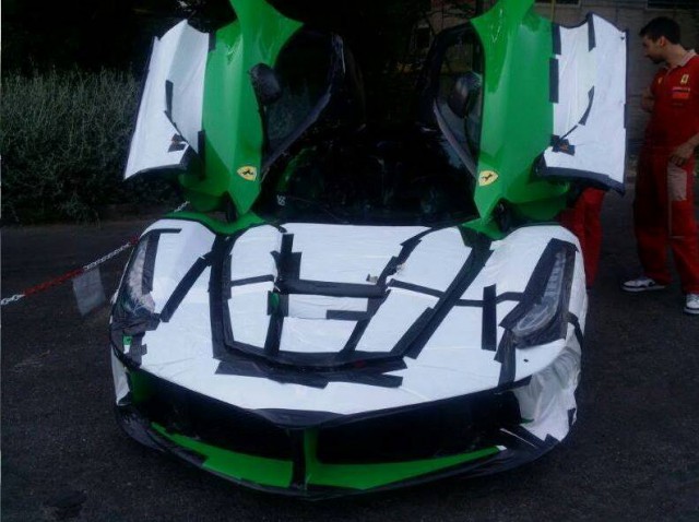 Jay Kay's Green Ferrari LaFerrari Spotted 