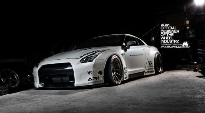 Impressive White Liberty Walk Nissan GT-R