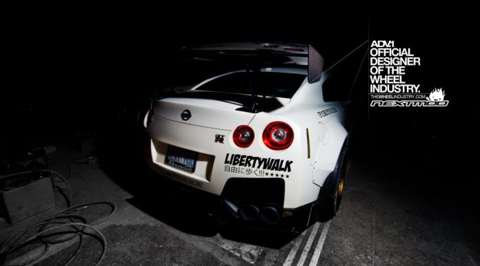 Impressive White Liberty Walk Nissan GT-R