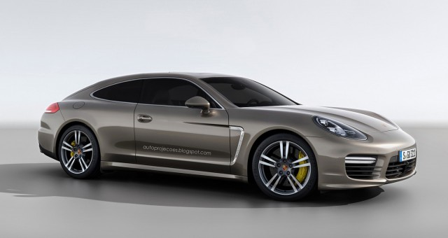 Porsche Panamera Coupe Rendered