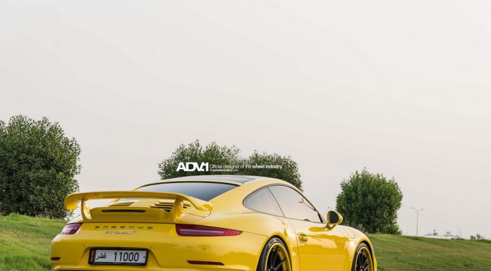 Yellow Porsche 911 Turbo S by ByDesign Motorsport