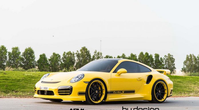 Yellow Porsche 911 Turbo S by ByDesign Motorsport