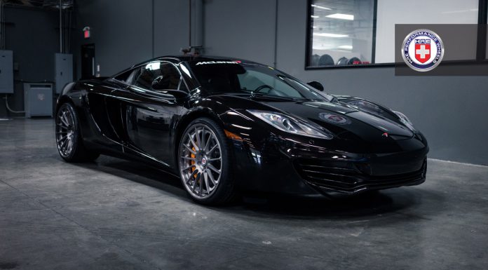 Black McLaren 12C Riding on HRE Wheels