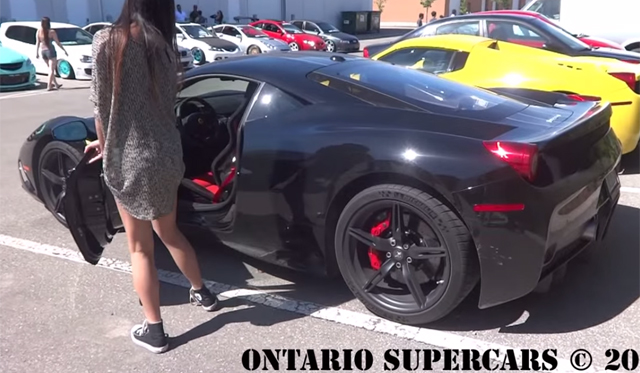 Video: 16-Year-Old Girl Drives Ferrari 458 Speciale!