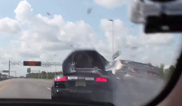 Video: Massive 2011 Bullrun Audi R8 Spyder Crash