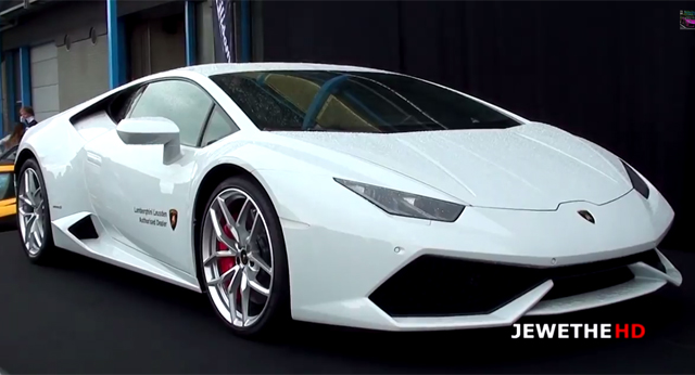 Video: White Lamborghini Huracan Becomes Netherlands First