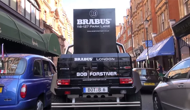 Video: Brabus B63S 700 6x6 vs London City Streets!