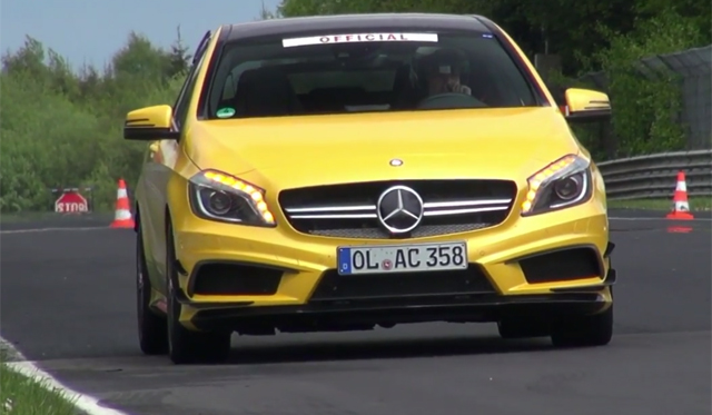 Video: Hear the Mercedes-Benz A45 AMG Edition 1 at the Nurburgring