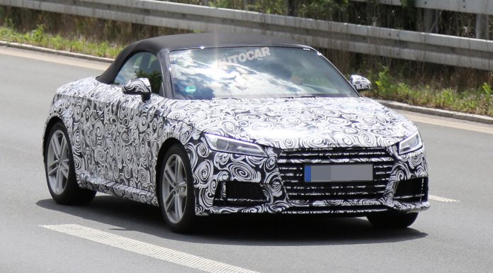 2015 Audi TT Roadster Spied Testing