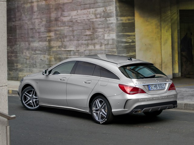 Rendering: Mercedes-Benz CLA 45 AMG Shooting Brake