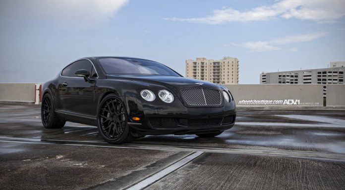 Bentley Continental Rides on Black ADV.1 Wheels