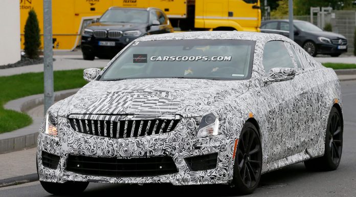 New Cadillac ATS-V Coupe Spied at the Nurburgring