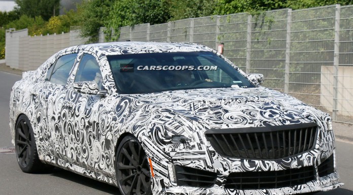 Super Aggressive 2016 Cadillac CTS-V Tests at the Nurburgring